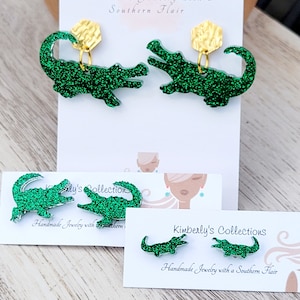 Alligator Earrings