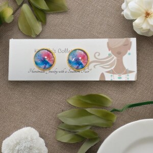 Colorful Stud Earrings