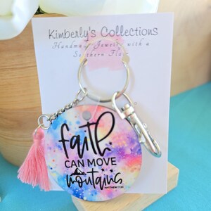 Colorful Faith Keychain