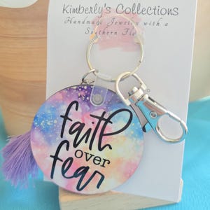 Colorful Faith Keychain