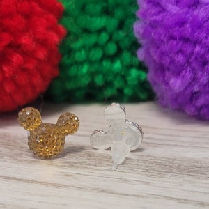 Gold Mouse Studs