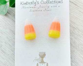 Realistic Candy Corn Studs