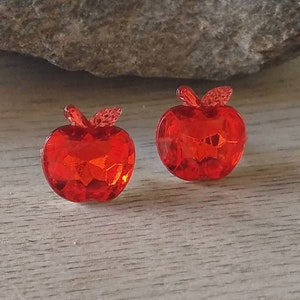 Teacher Appreciation Apple Earrings