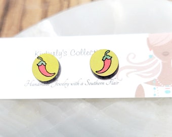 Red Pepper Studs