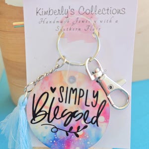 Colorful Faith Keychain