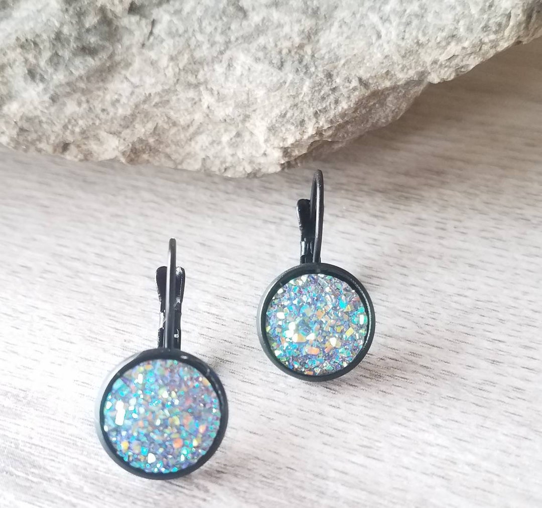 Glitter Earrings Etsy
