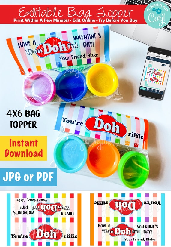 Playdough Valentine s Day Card Printable Kids Valentine s Day Card Play 