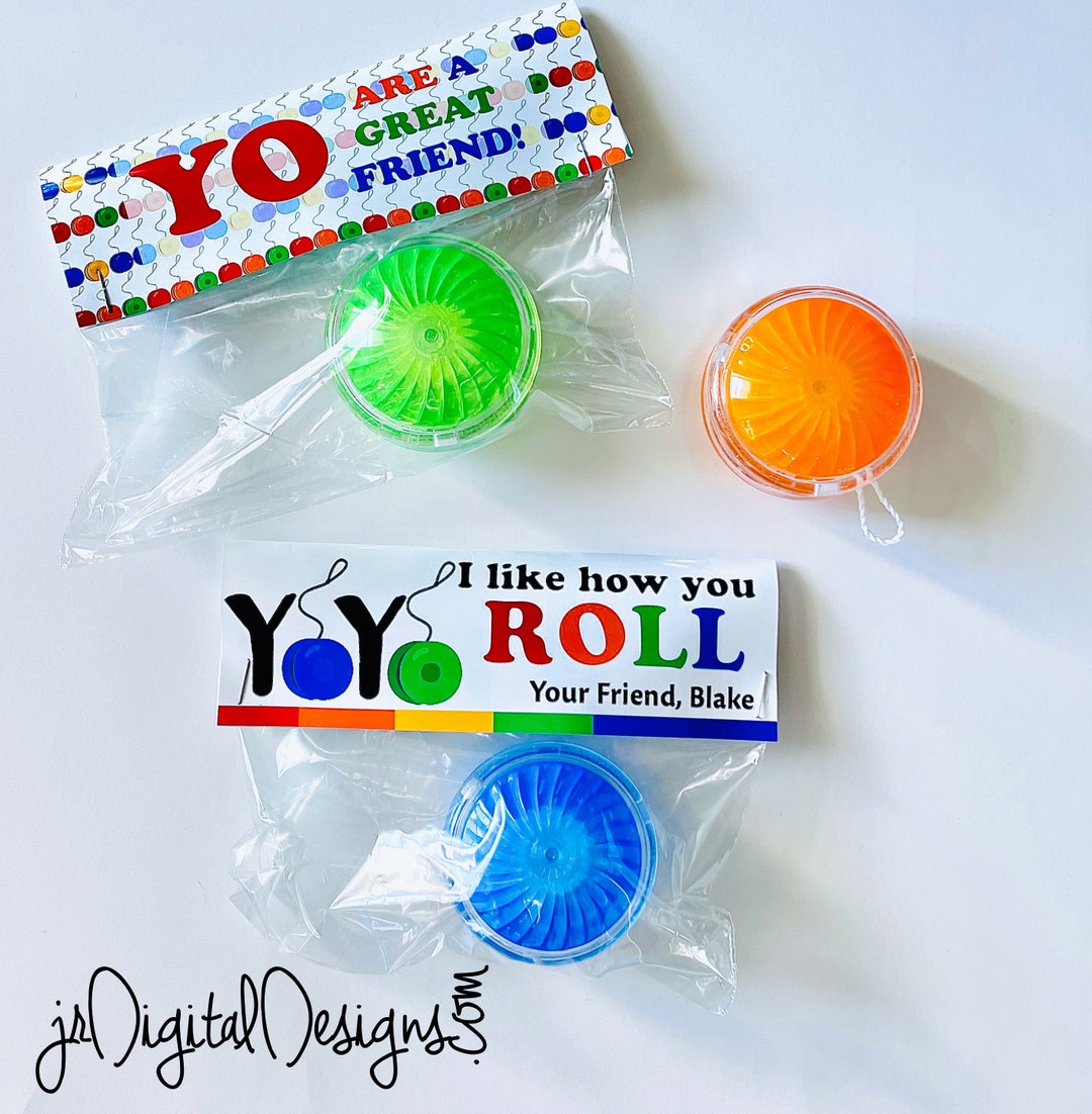 YOYO Valentine Card Printable Valentine Cards YOYO Valentines Day Bag