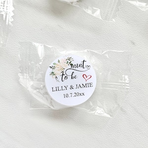 Mint to be stickers, personalized stickers for mints, printed mint to be labels - 80 stickers