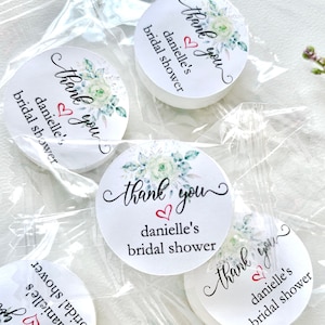 Bridal shower mints, personalized mint favors, bridal shower favors
