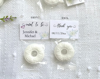 Personalized Wedding Mint Favors: Mint to Be, Bridal Shower Mints