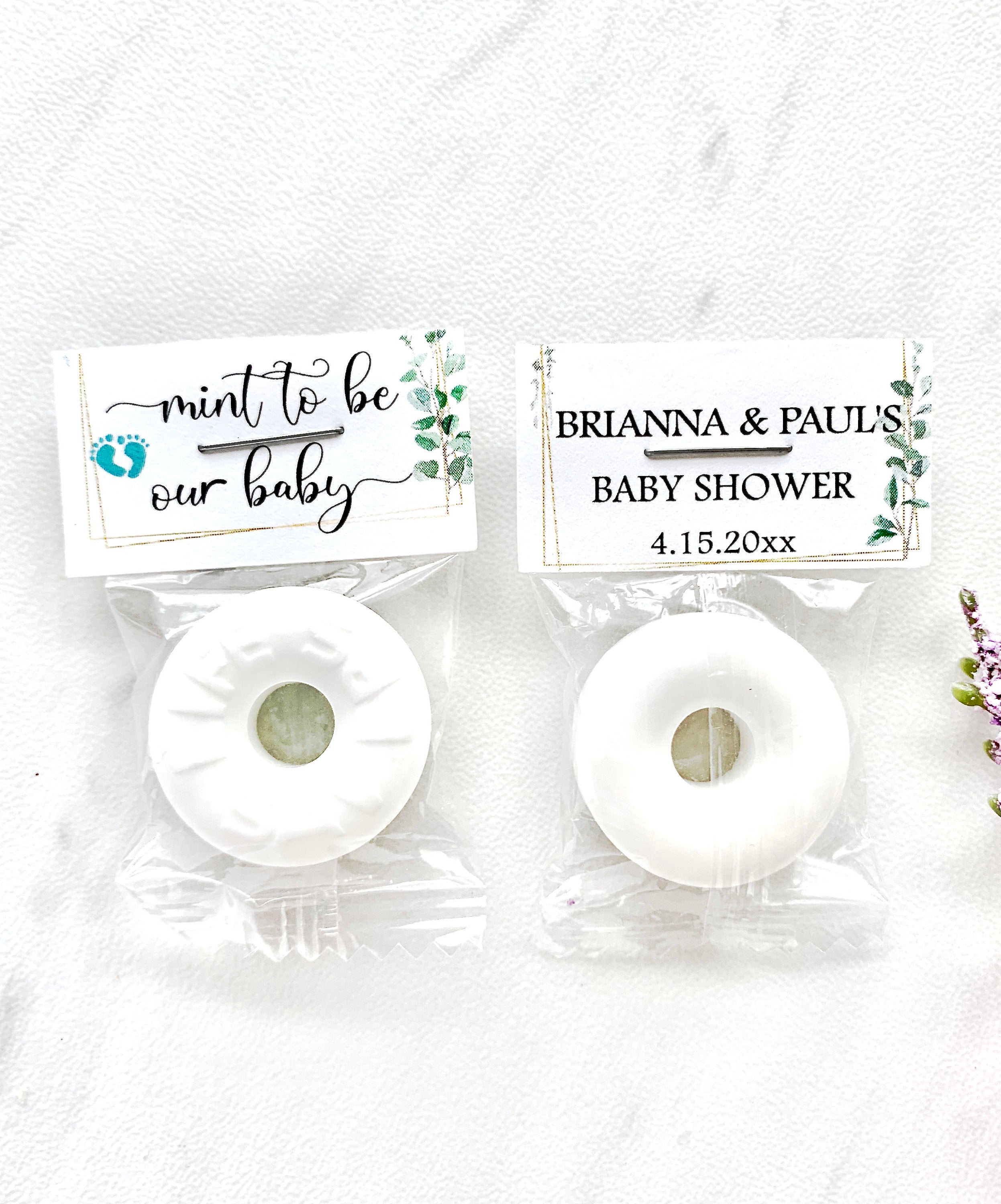 Baby shower mints personalized mint favors baby shower Etsy.de
