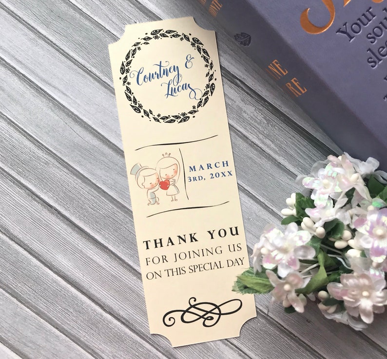 Bookmark Favors Wedding Bookmarks Wedding Gift Set of 12 | Etsy