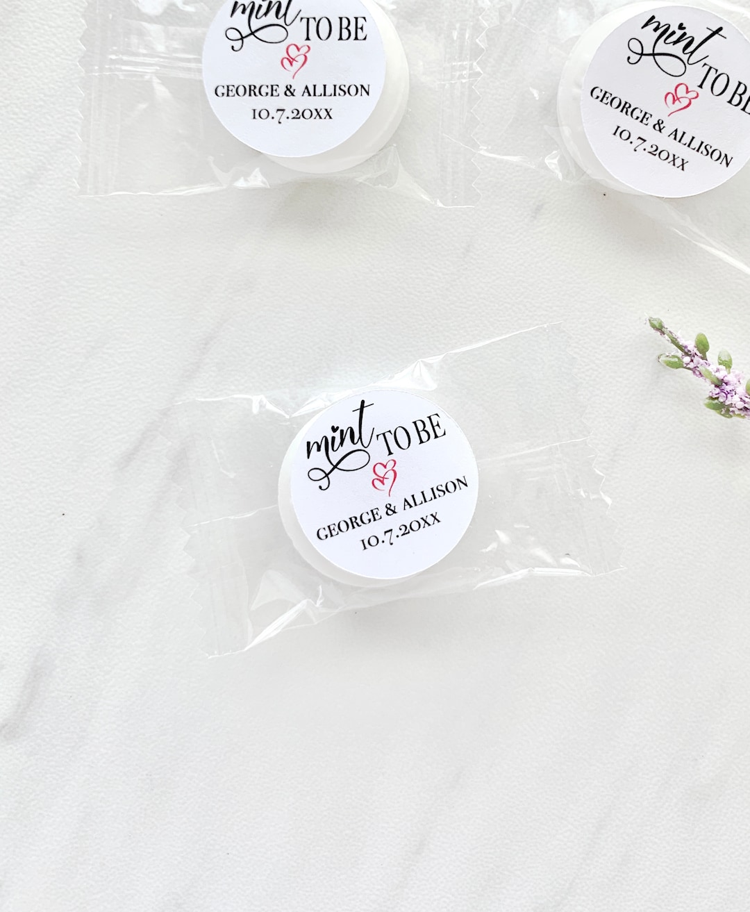 Personalized Mint to Be Stickers, Wedding Favor Labels (80 Stickers) - Etsy