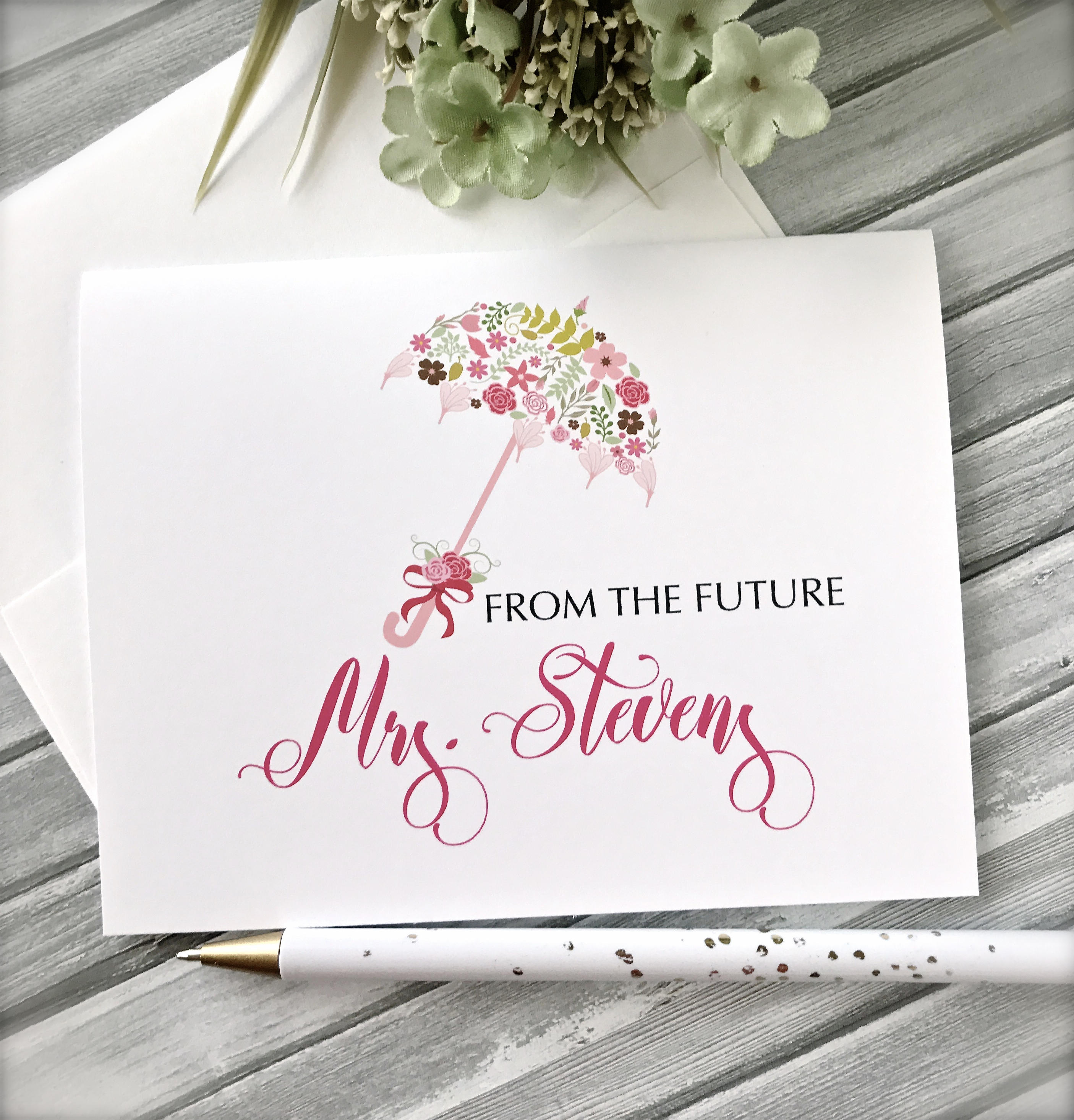 Bridal shower thank you cards thank you notes personalized Etsy