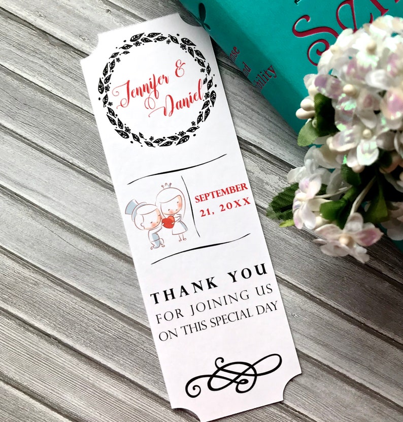 Bookmark Favors Wedding Bookmarks Wedding Gift Set of 12 | Etsy