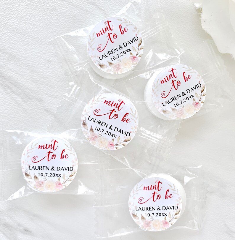 personalized wedding mints Mint to be favors mint favors wedding candy