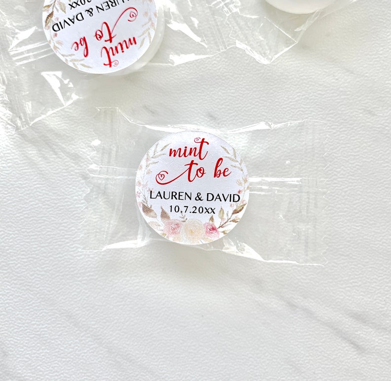 personalized wedding mints Mint to be favors mint favors wedding candy