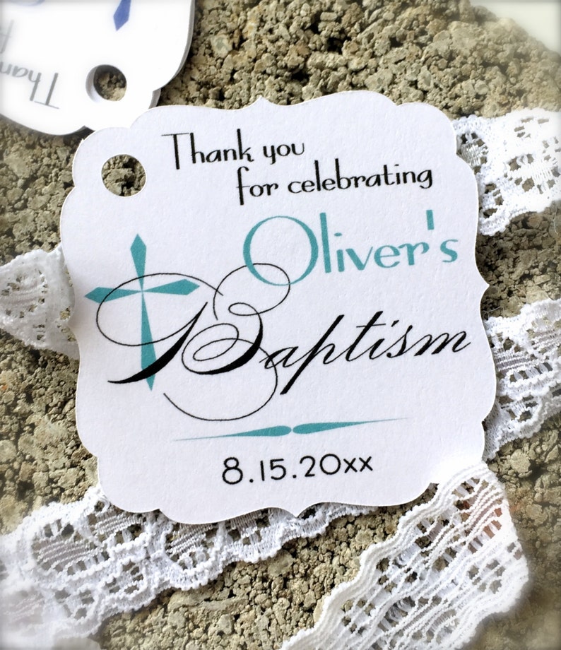 Baptism Favor Tags Christening Labels Religious Tags Etsy