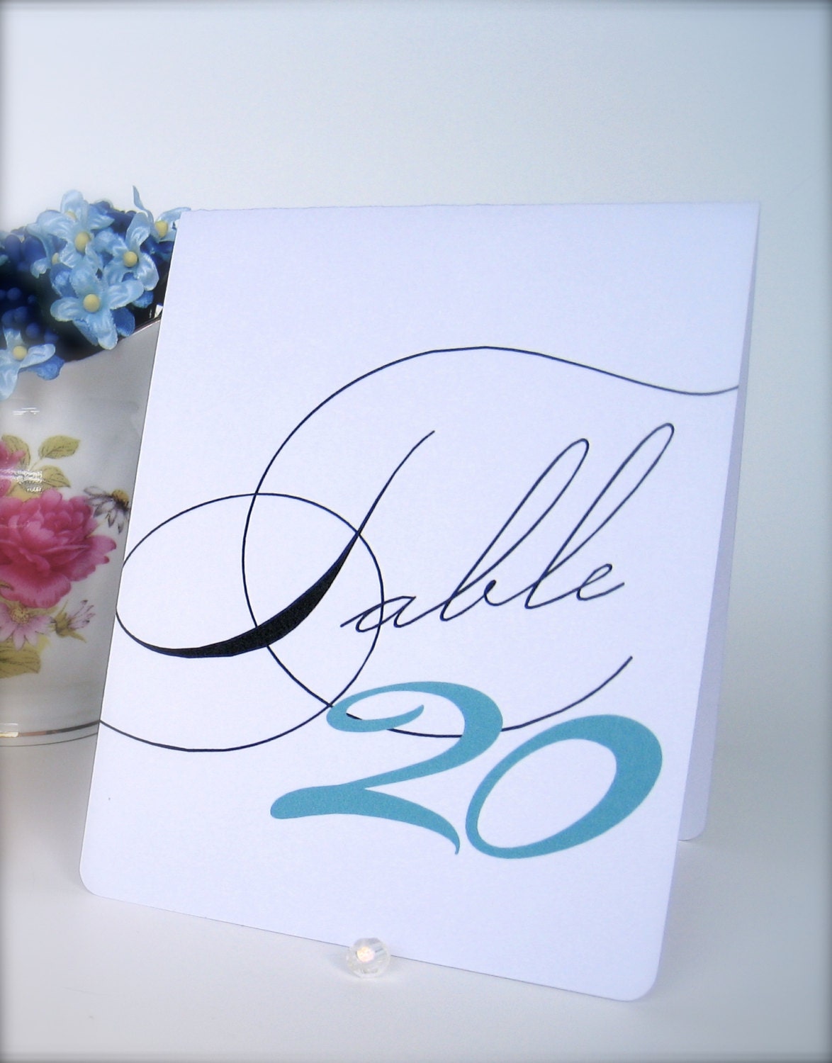 Folded table numbers wedding table numbers table number Etsy