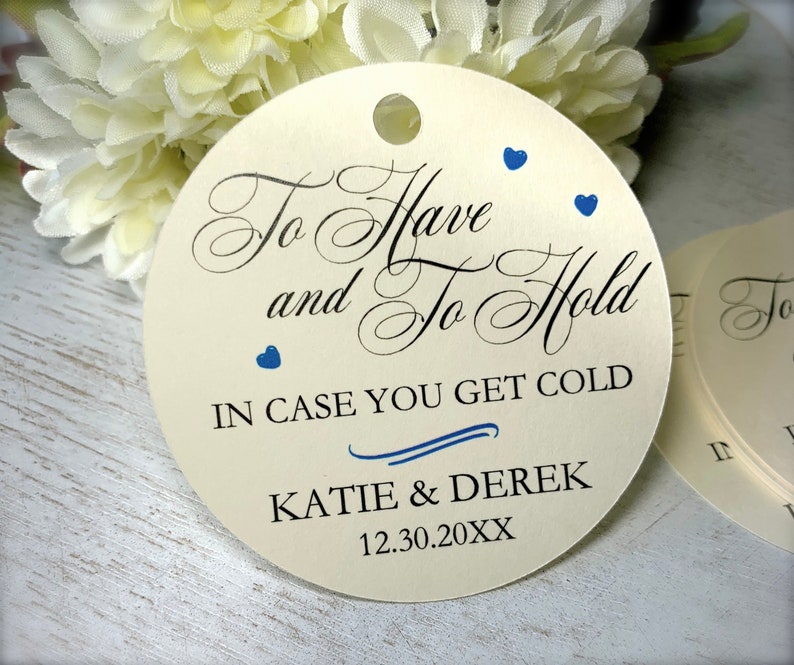 Blanket Tags Wedding Favor Tags Labels for Pashmina Favors Etsy