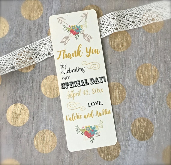 15+ Bookmark Wedding Favors