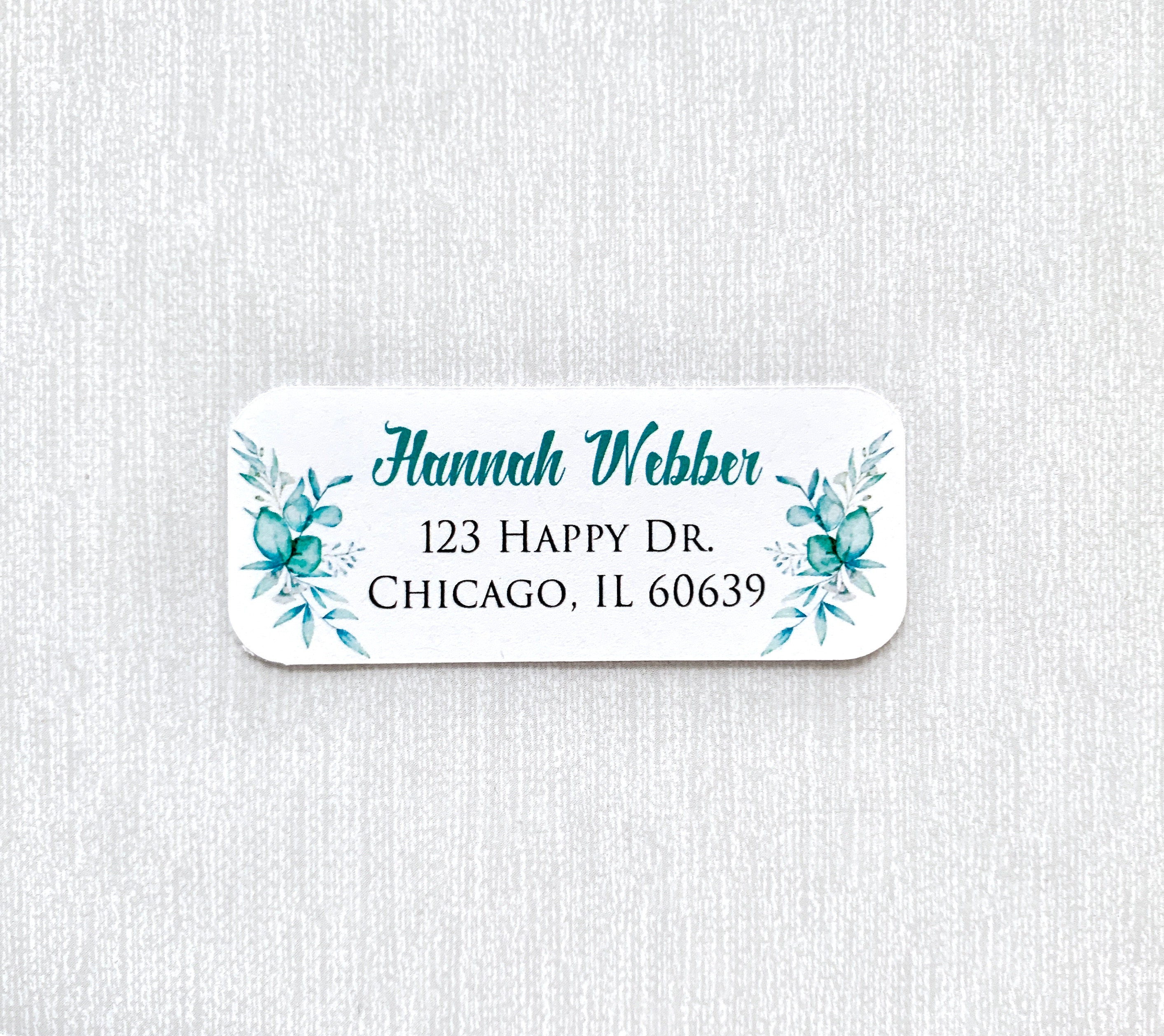 Return address stickers personalized address labels printed Etsy