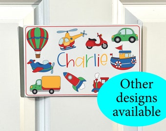 Personalised Door Sign for Kids Bedroom door - Choice of designs -  Children's Bedroom Home Decor Sign