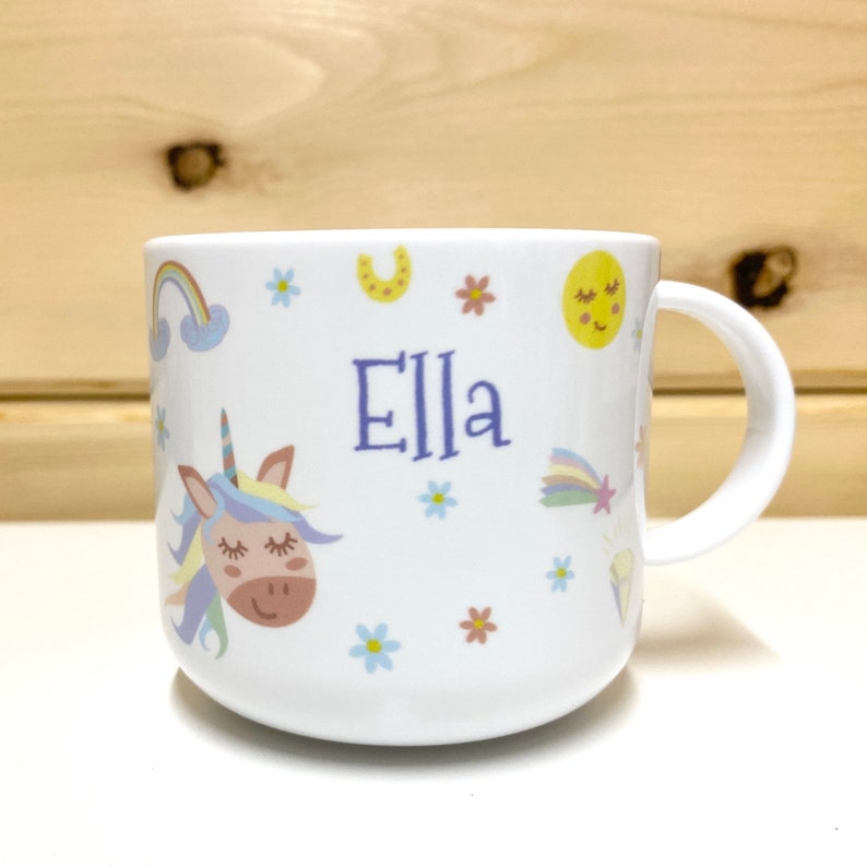 Personalised Child's Cup 6oz Mini Mug - Plastic / Ceramic - Gift for Toddler Son or Daughter / Gifts for Grandchildren - Choice of Design image 6