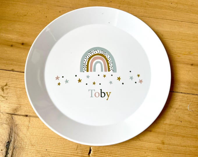 Personalised Kids Dinner Plate for Kids Personalised with Name