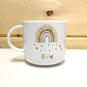 Personalised Child's Cup 6oz Mini Mug - Plastic / Ceramic - Gift for Toddler Son or Daughter / Gifts for Grandchildren - Choice of Design image 7