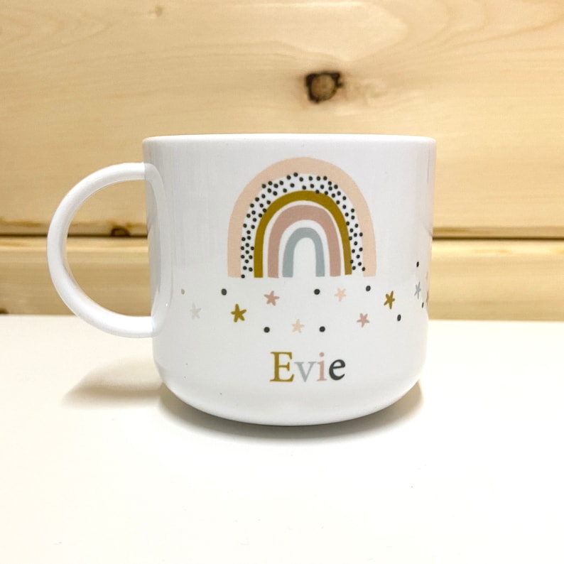 Personalised Child's Cup 6oz Mini Mug - Plastic / Ceramic - Gift for Toddler Son or Daughter / Gifts for Grandchildren - Choice of Design image 7