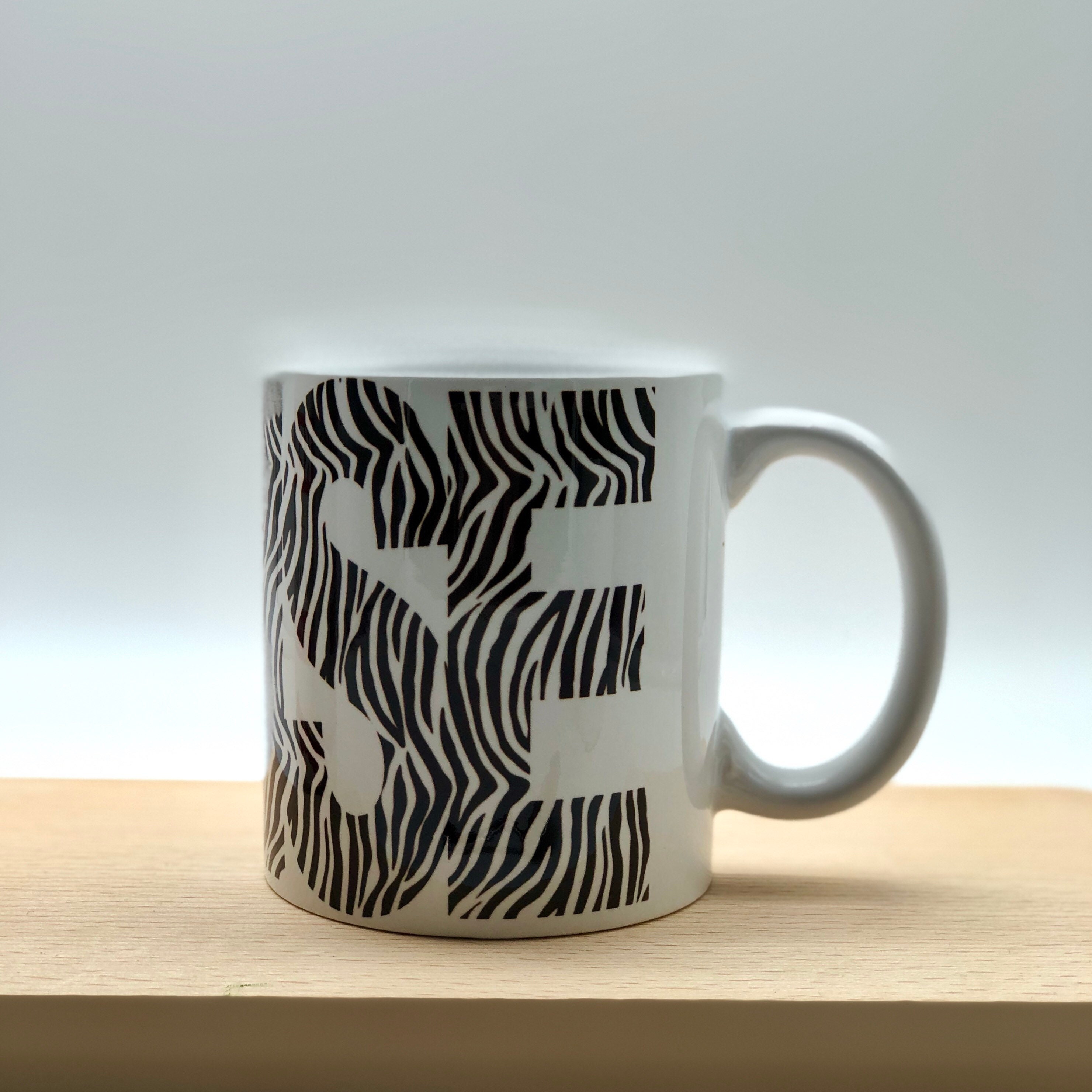 Animal Print Mug Personalised Mug for Her Leopard / Tiger Etsy