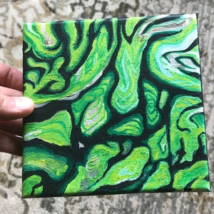 Acrylic Painting “ moss scope”