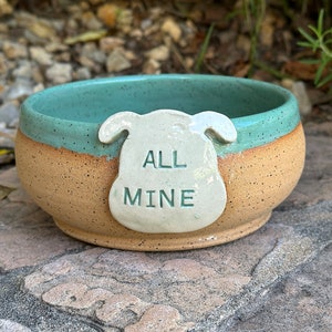 Fun Dog Bowl, Dog Food Bowl, Ceramic Dog Bowl, Pet Dish