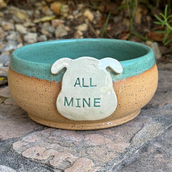 Ceramic Dog Bowl Handmade Ceramic Dog Food Bowl Ceramic Dog Bowl Gift for Dog Ceramic Pet Dish Unique Pottery Dog Bowl Fun Gift Dog Lover