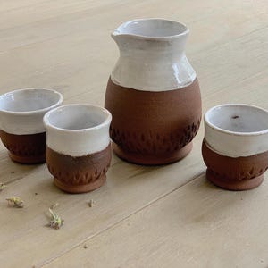 Ceramic Sake Set, Handmade Sake Set, Japanese Sake Set, Unique Birthday Gift for Him