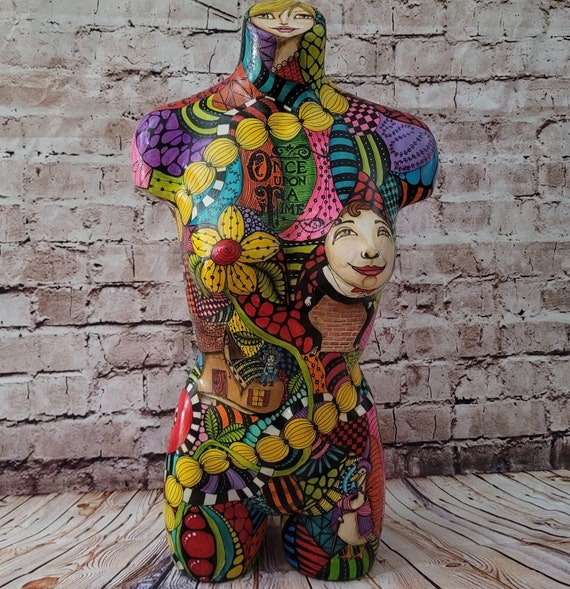 Hand-painted Mannequin: Abstract Fairy Tale Art - Etsy