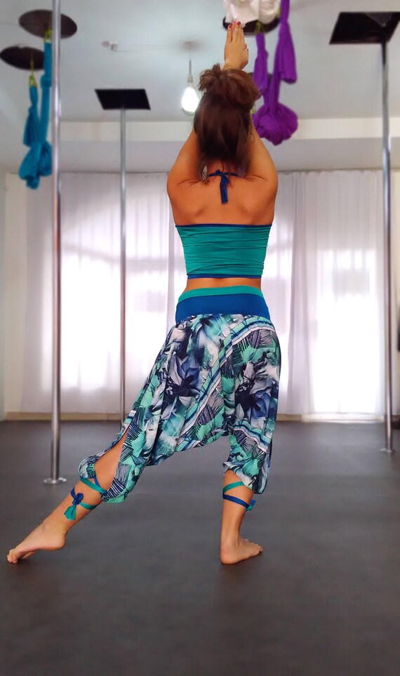Yoga Pants Dance Wear Drop Crotch Harem 
