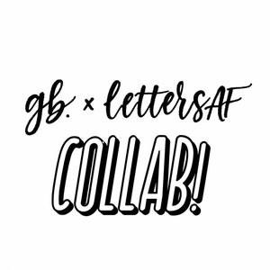 GB. x LETTERSAF COLLAB // (preenchido com ouro 14k, prata esterlina, preenchido com ouro rosa) – Colar manuscrito personalizado, colar com nome personalizado