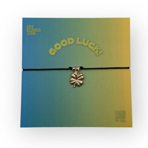 Good Luck Clover Bracelet // Lucky Bracelet, Good Luck Bracelet, Four Leaf Clover Bracelet, Good Luck Charm, Clover Bracelet