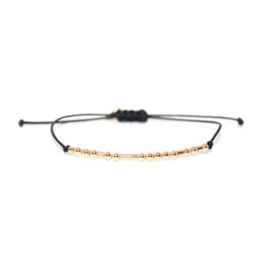 DAUGHTER // Morse Code Bracelet (14K Gold Filled) - Daughter Bracelet, Daughter Morse Code Bracelet, Daughter Gift