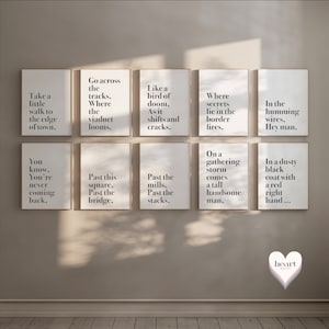 Peaky Blinders Theme Tune Printable Art (Digital Download)