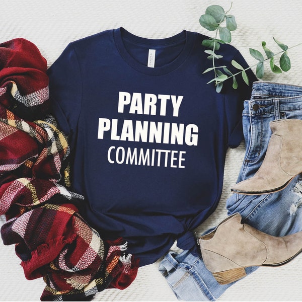 Party Planning Committee Shirt the Office Etsy