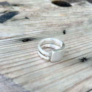 Silverplate Fork Ring