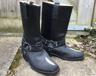 Men's Boots Vintage | Etsy UK Men's Motorcycle Boots Vintage | Etsy UK