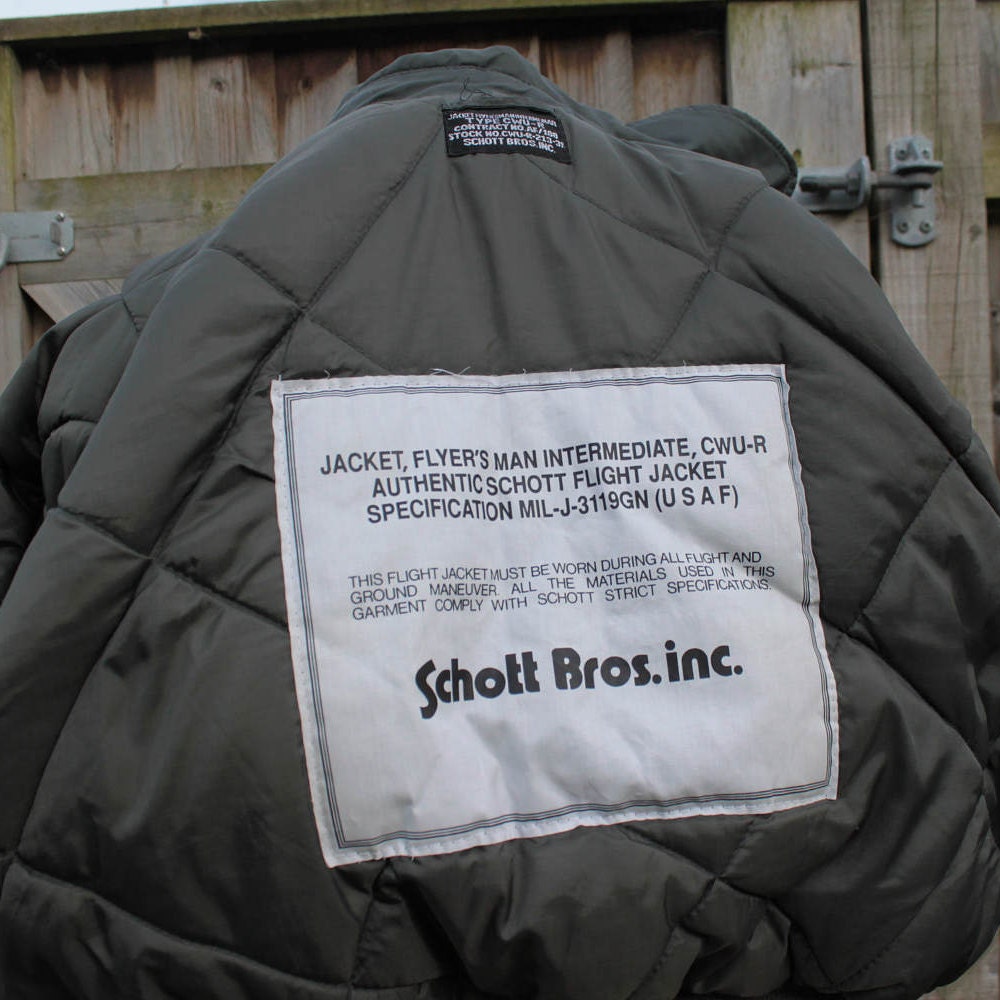 SCHOTT CWU-R Type Bomber Jacket - Flight Jacket - Skinhead