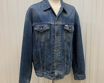 Vtg 80s 90s Levi's 70507 0218 Denim Trucker Jacket Medium Wash