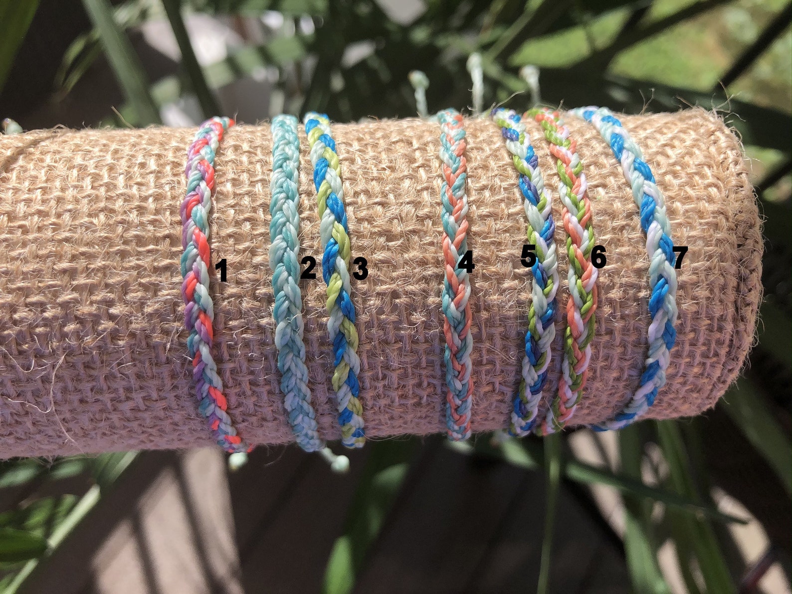 String Braid Bracelet Braided Bracelet Braided Thread Etsy