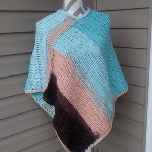 Spring poncho Spring fashion Evening shrugs Shawl Knit poncho Cape Shrug